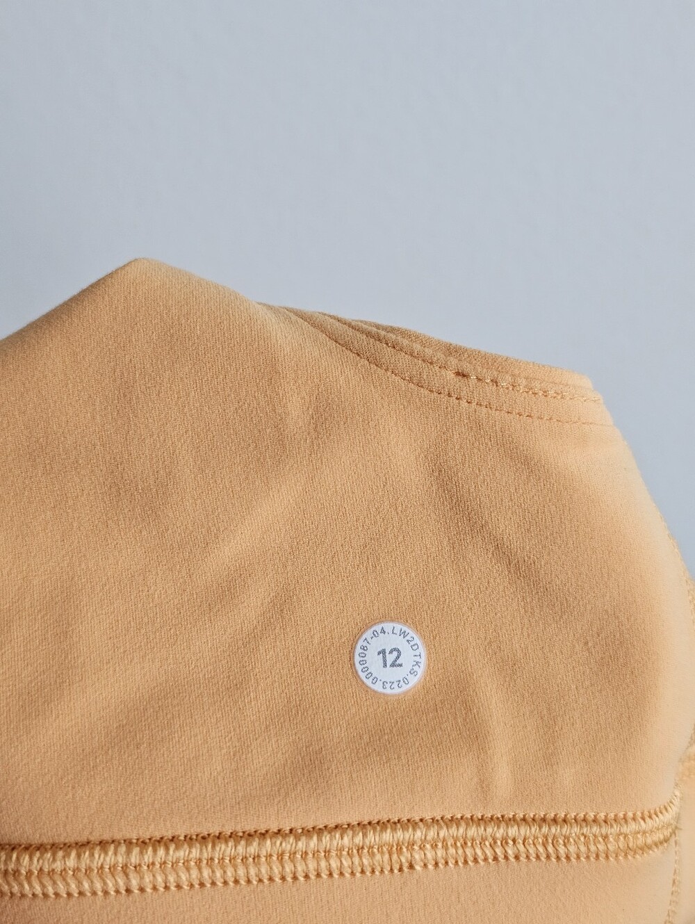Lululemon One Shoulder Sports Bra Size 12 Orange + Silver Yoga Tote Bag - Picture 6 of 9